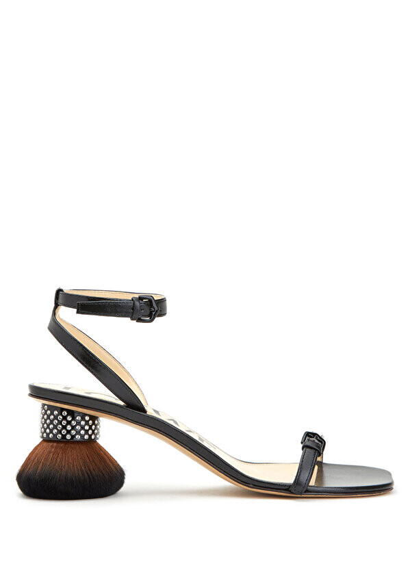

Черные женские кожаные сандалии petal Loewe