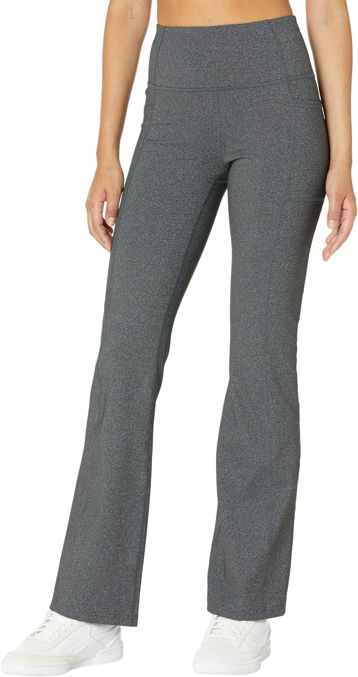 Расклешенные брюки Go Walk Evolution с высокой талией II SKECHERS, цвет Charcoal Gray