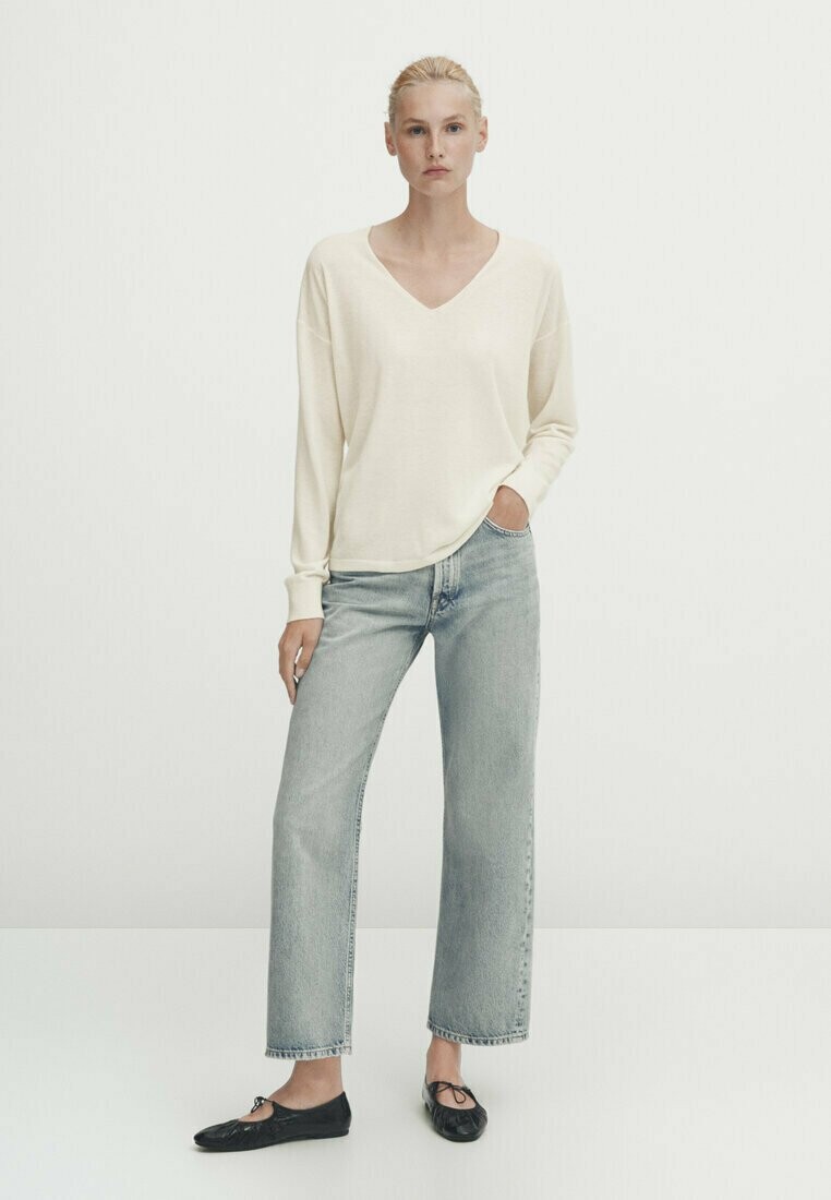 

Свитер Massimo Dutti, бежевый