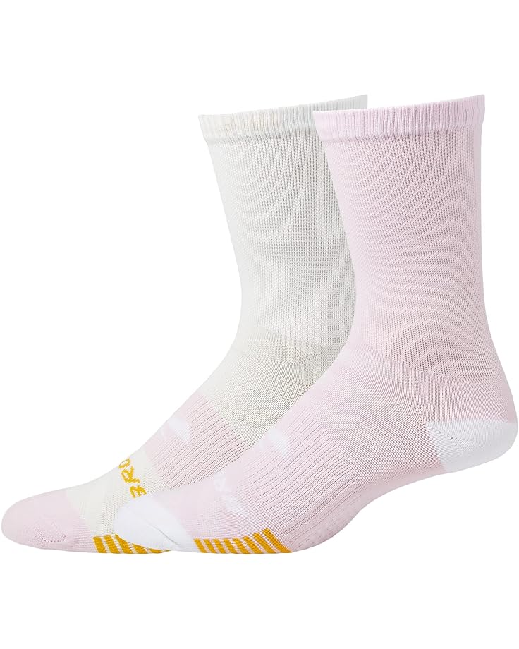 Носки Brooks Ghost Lite Crew Socks 2-Pack, цвет Quartz/White/White/Quartz