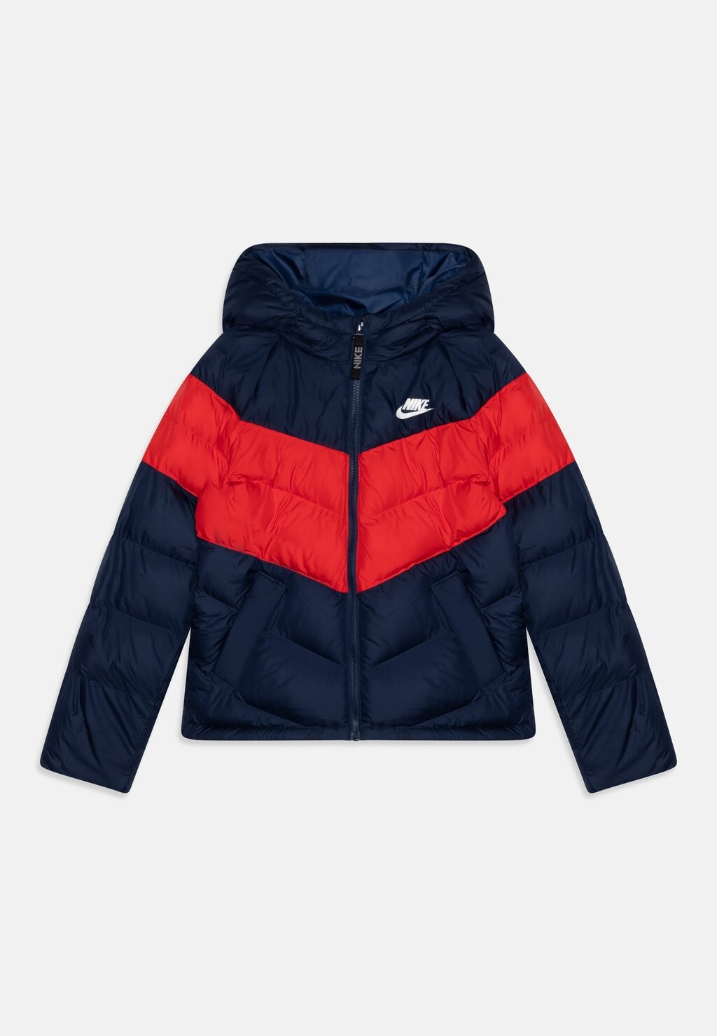 

Зимняя куртка Unisex Nike, цвет midnight navy/university red/white