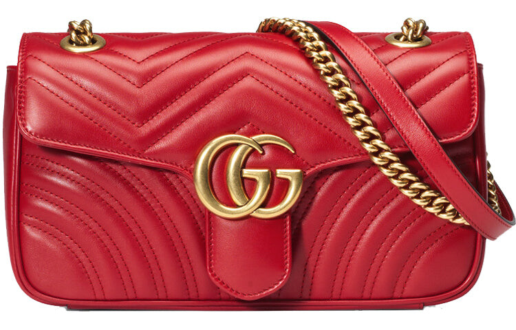 

Сумка Gucci GG Marmont Matelasse маленькая, красный