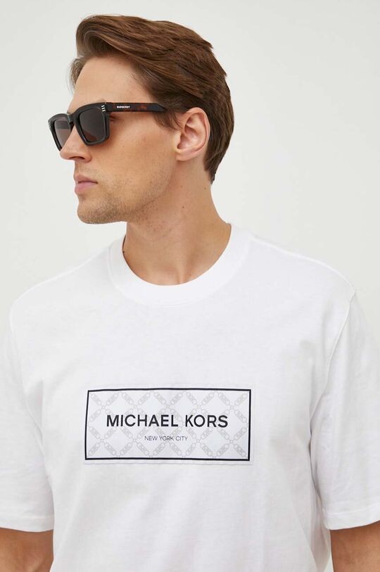 

Хлопковая футболка Michael Kors, белый