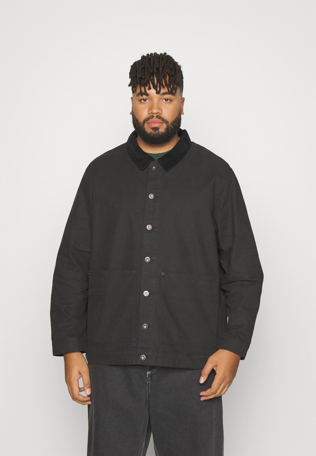 

Джинсовая куртка JJIDEREK JJJACKET Jack & Jones, черный деним