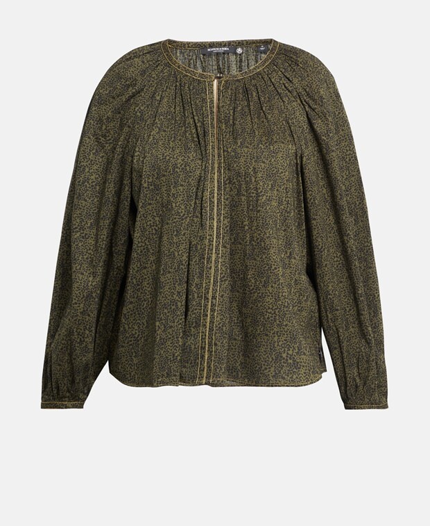 

Блузка-рубашка органик Scotch & Soda, лаймовый