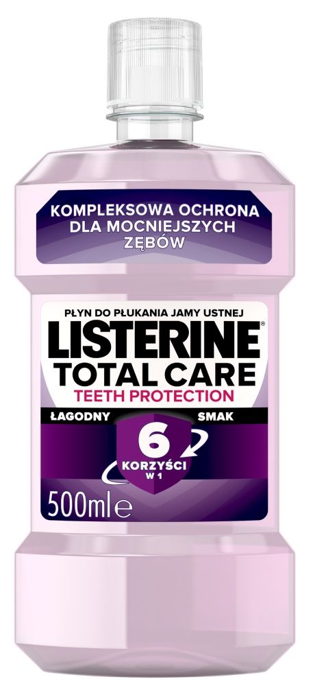цена Listerine Total Care Zero жидкость для полоскания рта, 500 ml