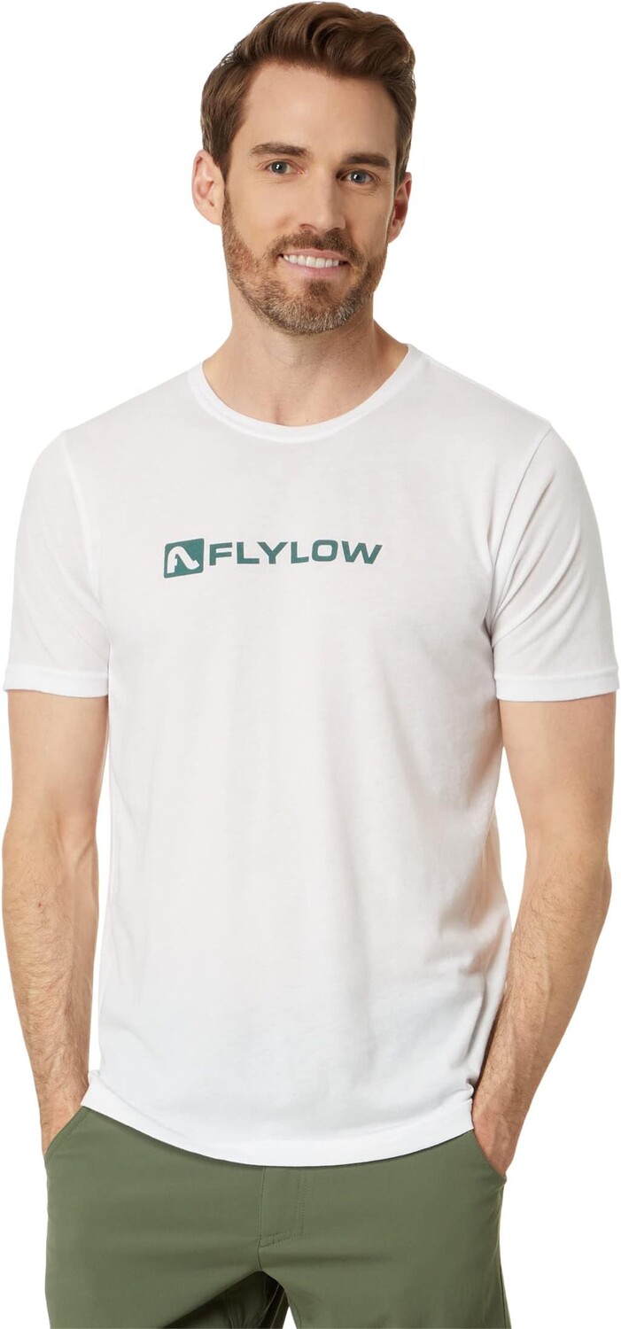 

Классическая футболка с логотипом Flylow, белый