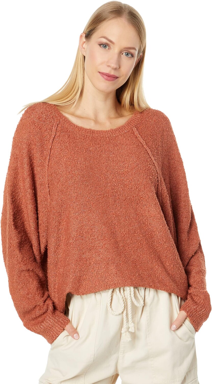 

Свитер с круглым вырезом Early Morning Roxy, цвет Etruscan Red