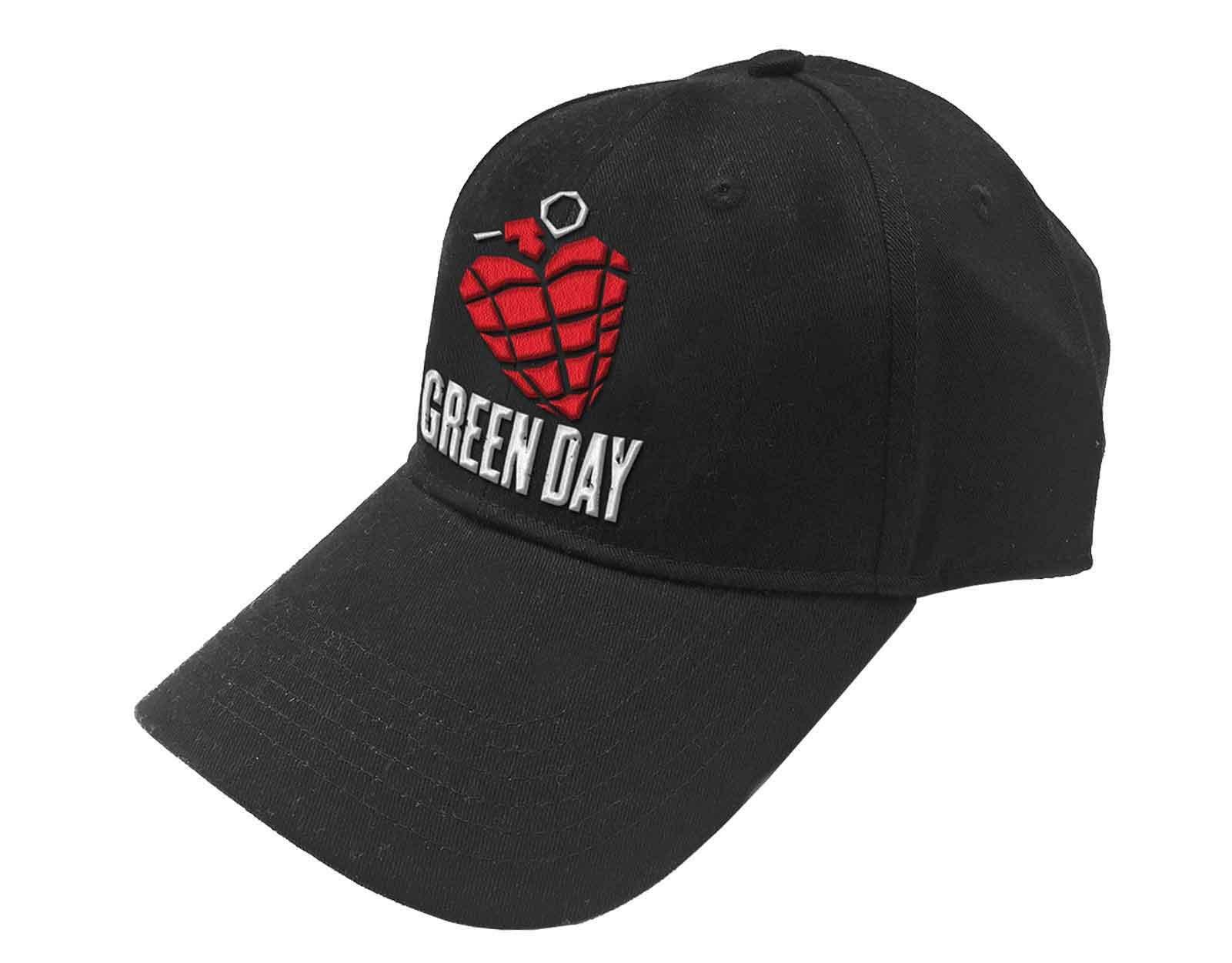 бейсбольная кепка snapback с логотипом q band queen черный Бейсбольная кепка Snapback с логотипом Grenade Band Green Day, черный