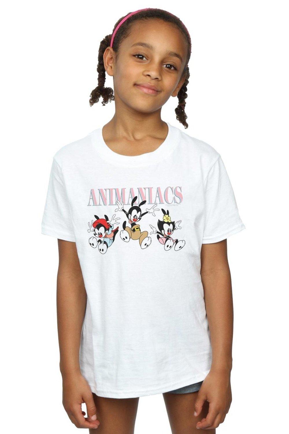 Хлопковая футболка Group Jump Animaniacs, белый