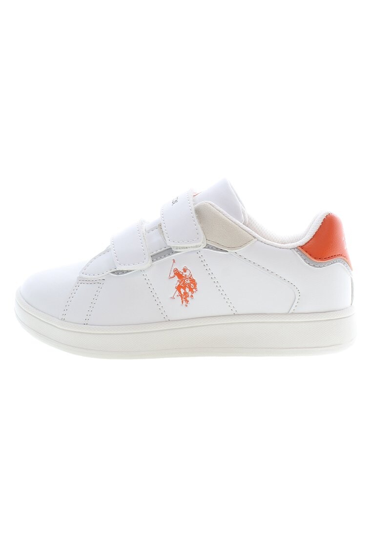 

Низкие кроссовки Ecrok U.S. Polo Assn., цвет white orange