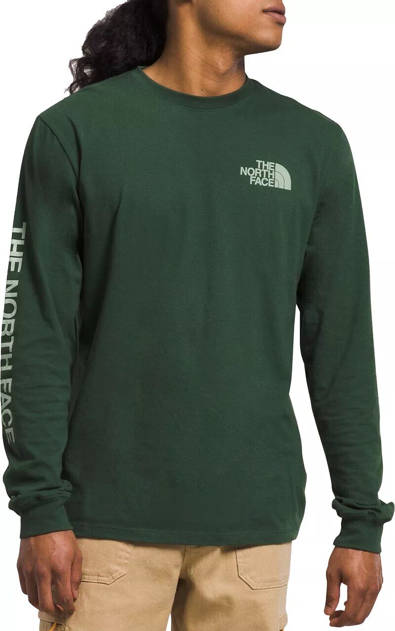 

Мужская футболка с длинным рукавом The North Face с графическим рисунком