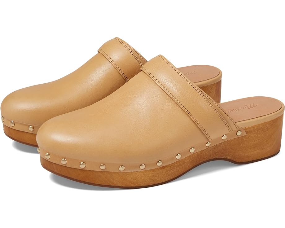 Сабо Madewell The Cecily Clog in Oiled Leather, цвет Dried Straw
