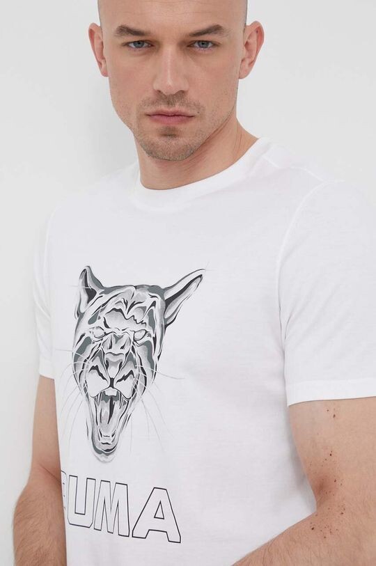 

Хлопковая футболка Puma, белый