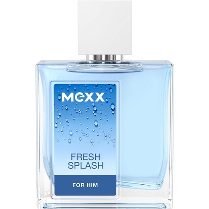 Туалетная вода Fresh Splash For Him, 50 мл, стеклянный флакон-спрей с цитрусовым ароматом, Mexx