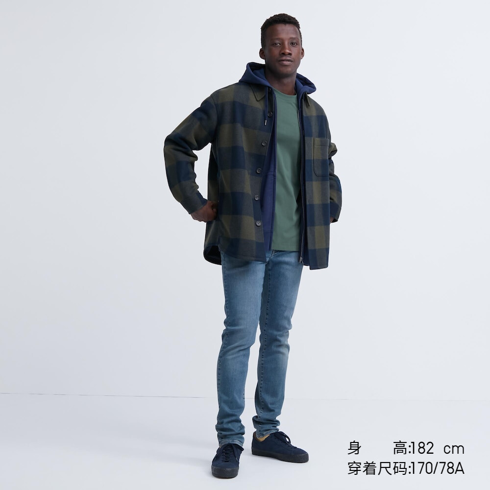 

Джинсы Uniqlo Heattech высокоэластичные приталенные теплые, синий