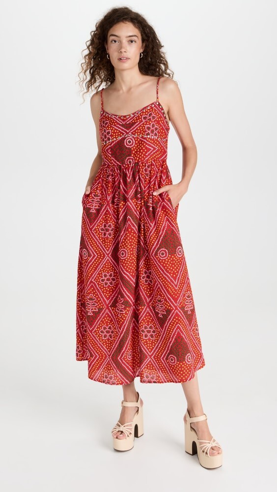 

Платье Alix of Bohemia Autumn Scarlett Bandani, красный