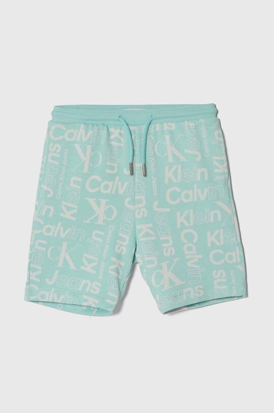 

Calvin Klein Jeans Детские хлопковые шорты, бирюзовый