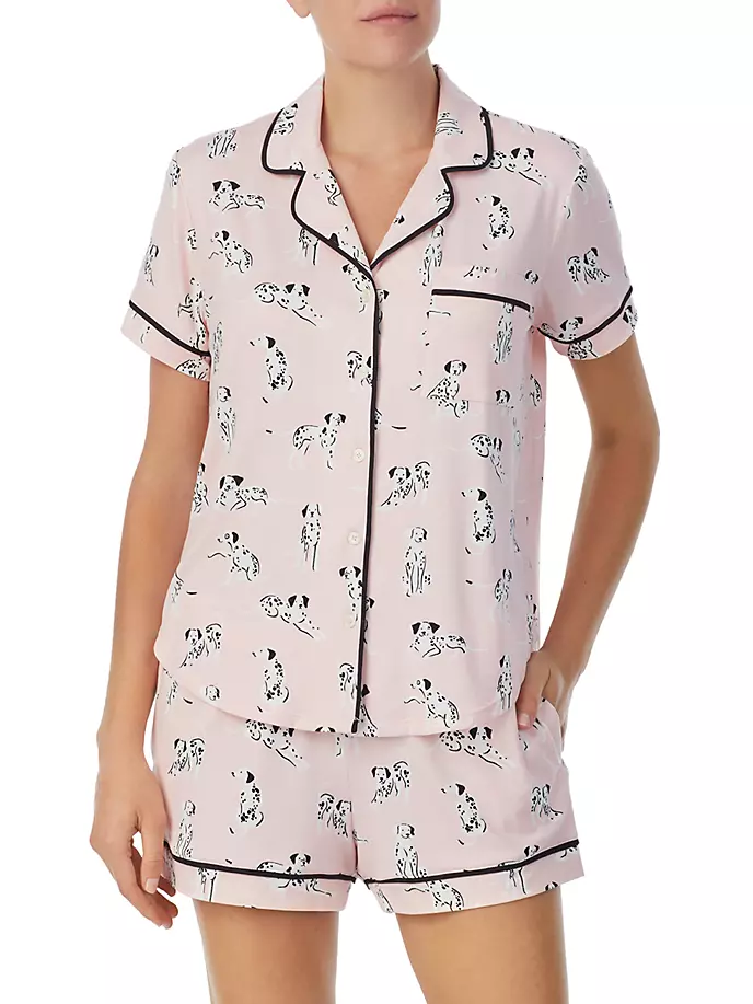 

Короткая пижама с далматином Kate Spade New York, цвет dalmatians