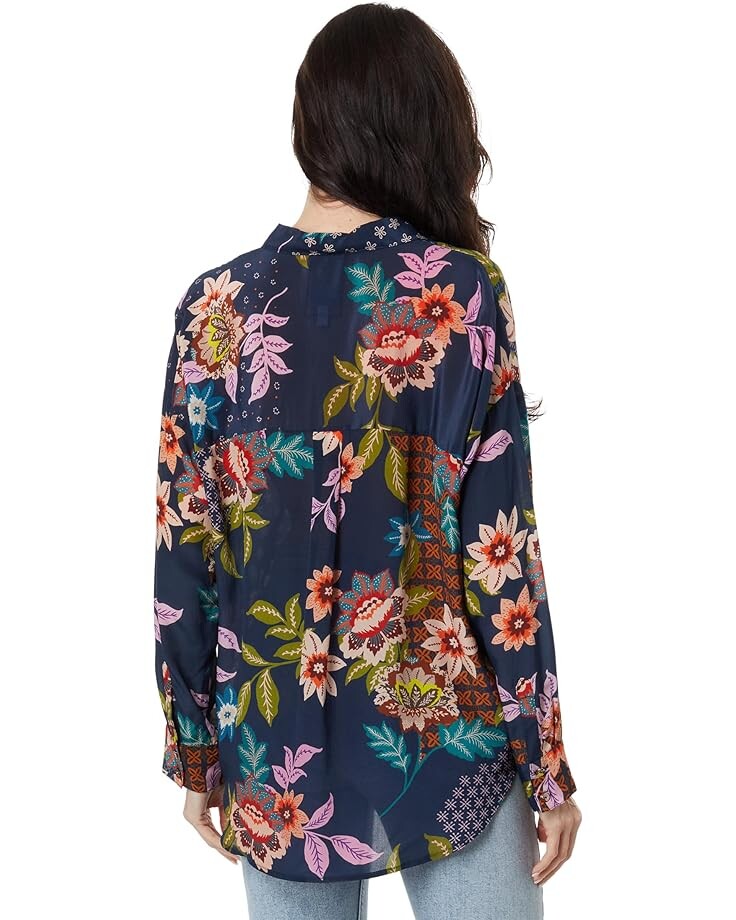 

Блуза Johnny Was Delfino Lotus Blouse, мульти