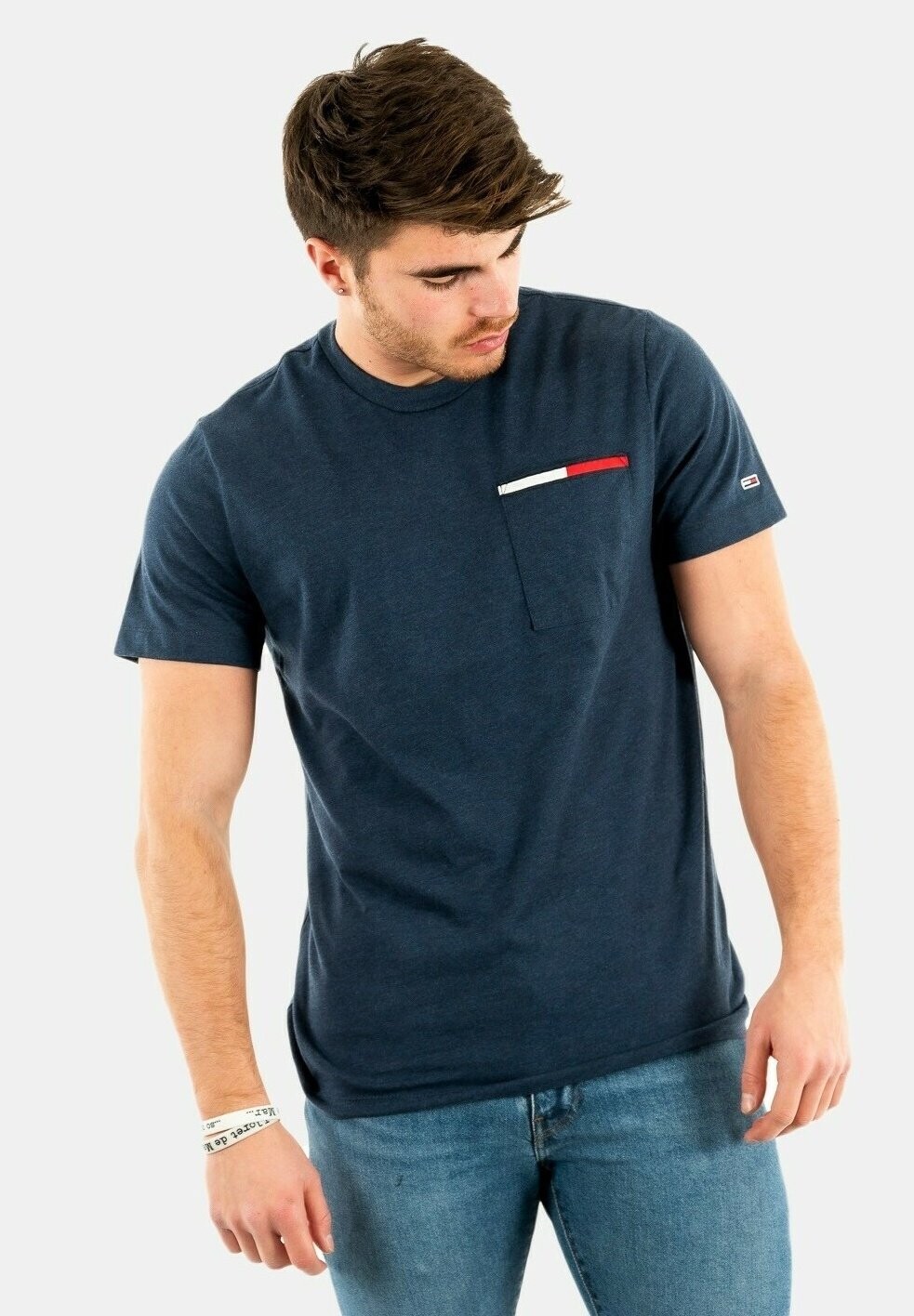 

Футболка с принтом Tommy Jeans, темно-синий