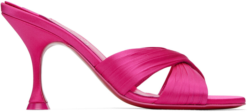 

Christian Louboutin Розовые босоножки на каблуке Nicol Is Back