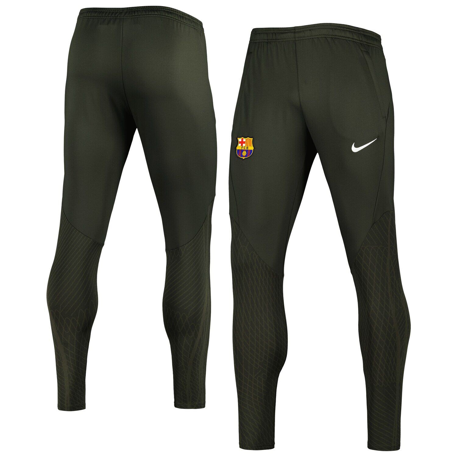 

Мужские оливковые брюки Strike Performance Barcelona 2023/24 Nike, Зеленый