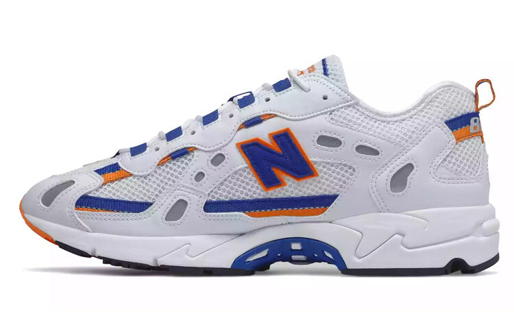 

Кроссовки унисекс спортивные New Balance 827, белый / синий / оранжевый