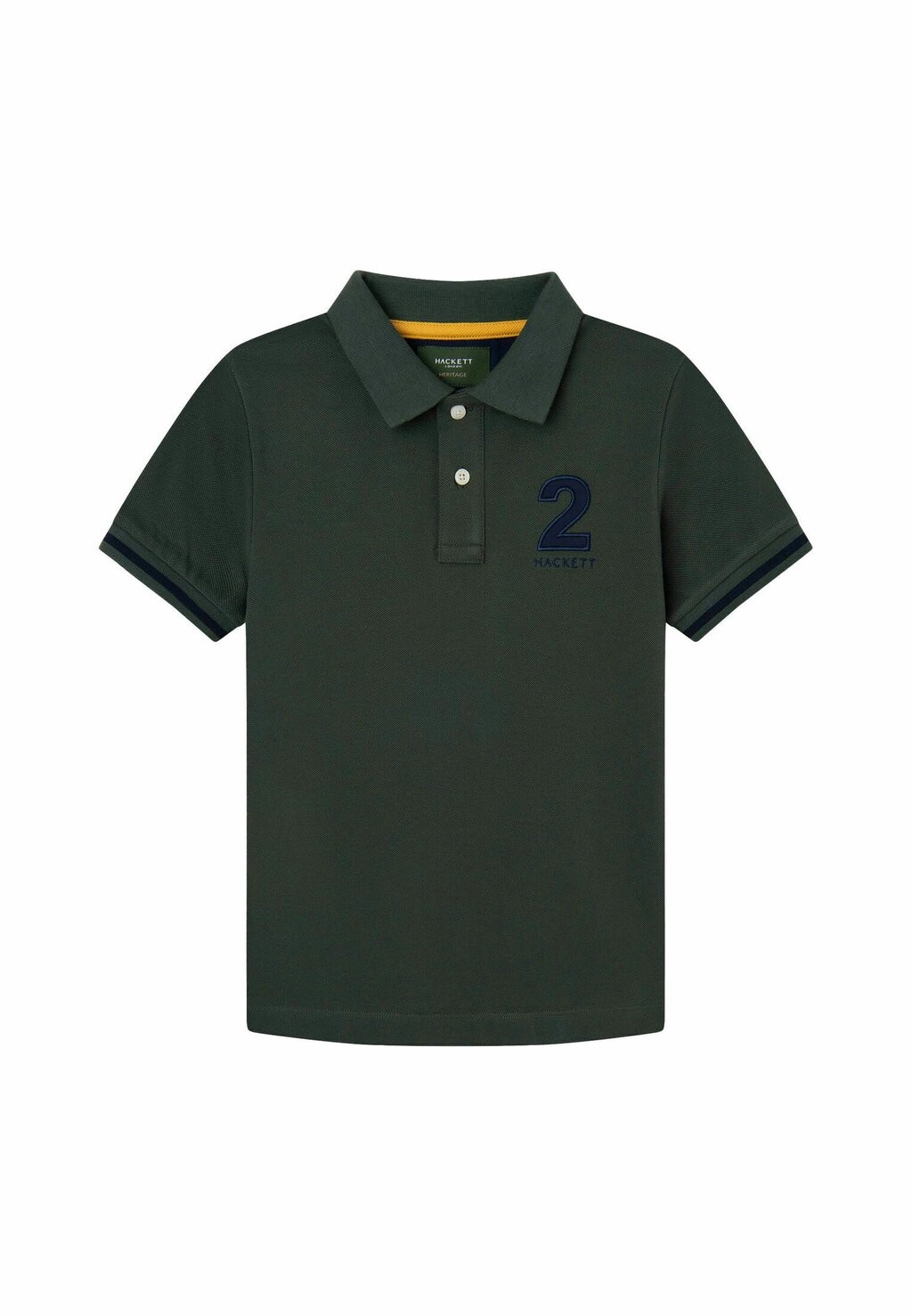 

Рубашка-поло HERITAGE NUMBER Hackett London, цвет dark green