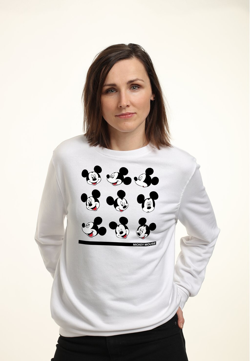 

Толстовка DISNEY CLASSIC MICKEY MICKEY EXPRESSIONS Disney, белый