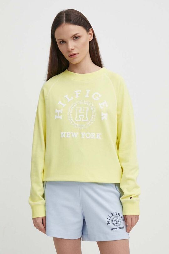 

Хлопковая толстовка Tommy Hilfiger, желтый