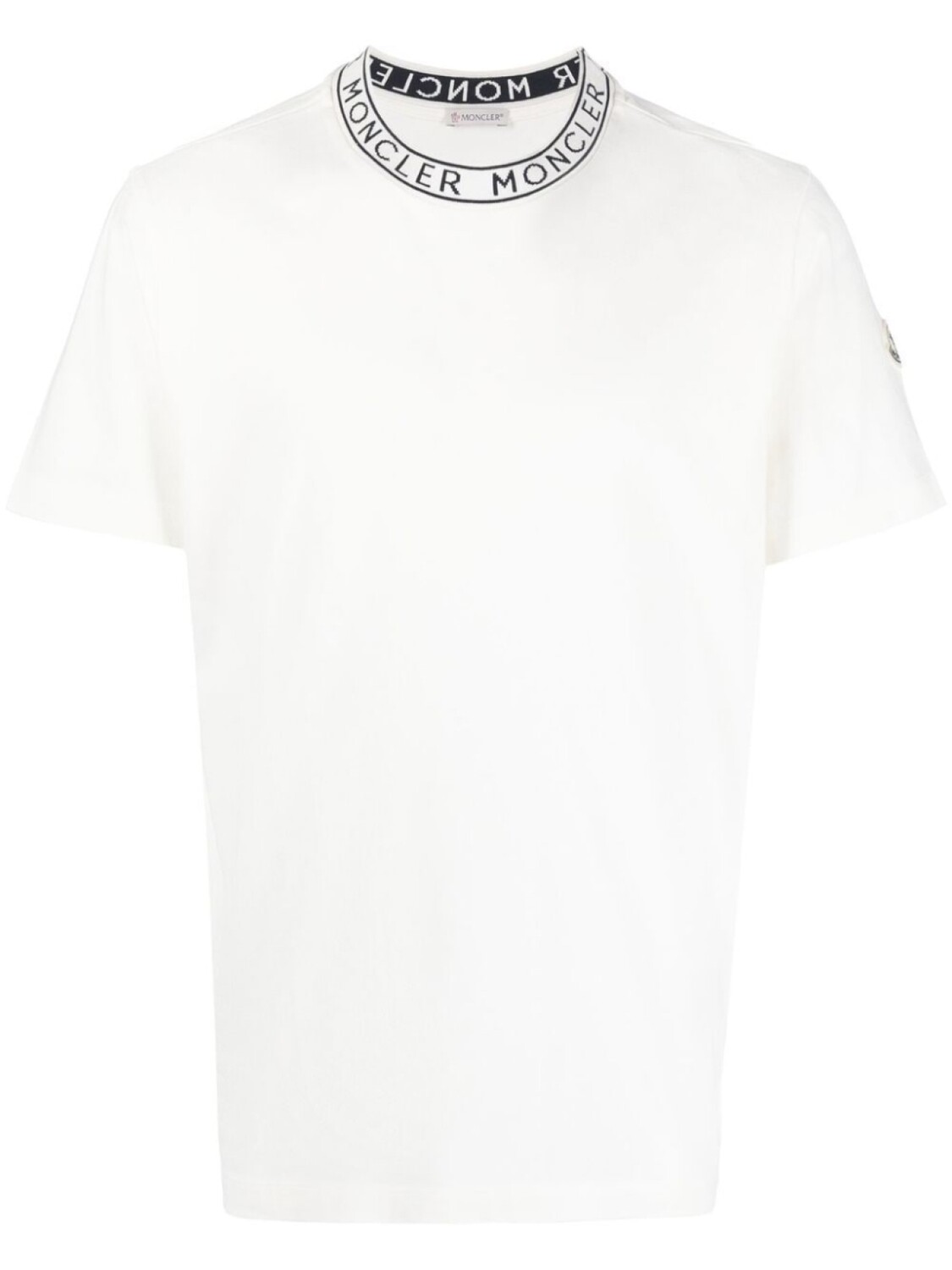 

Moncler футболка с логотипом, белый