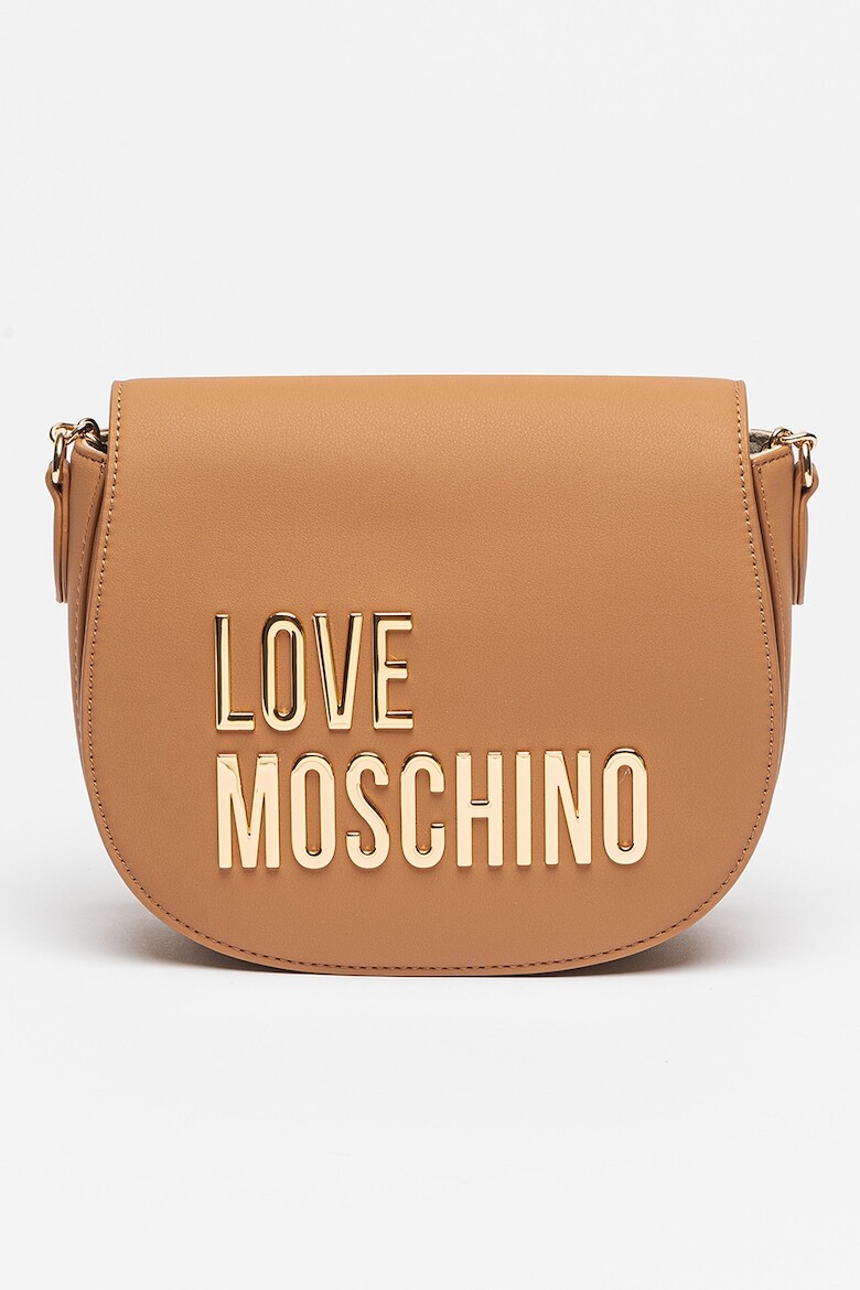 

Сумка из экокожи Love Moschino, коричневый