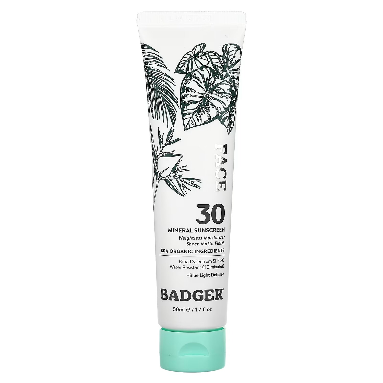 

Солнцезащитное средство Badger Company SPF 30 для лица