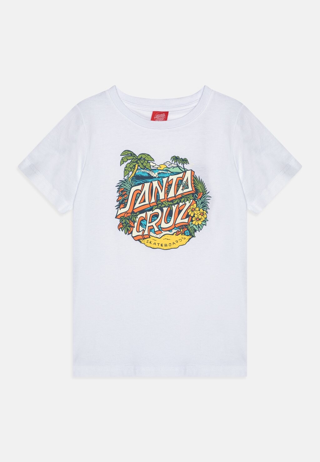 

Футболка с принтом YOUTH ALOHA DOT FRONT UNISEX Santa Cruz, цвет white