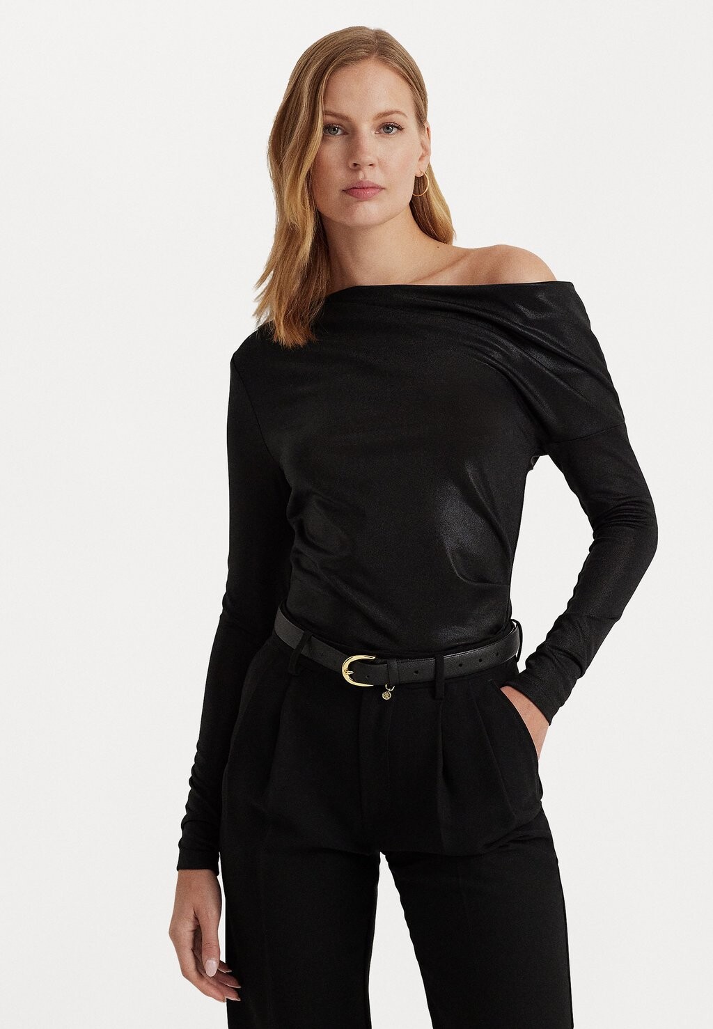 

Блузка Lauren Ralph Lauren MERNE LONG SLEEVE, черный