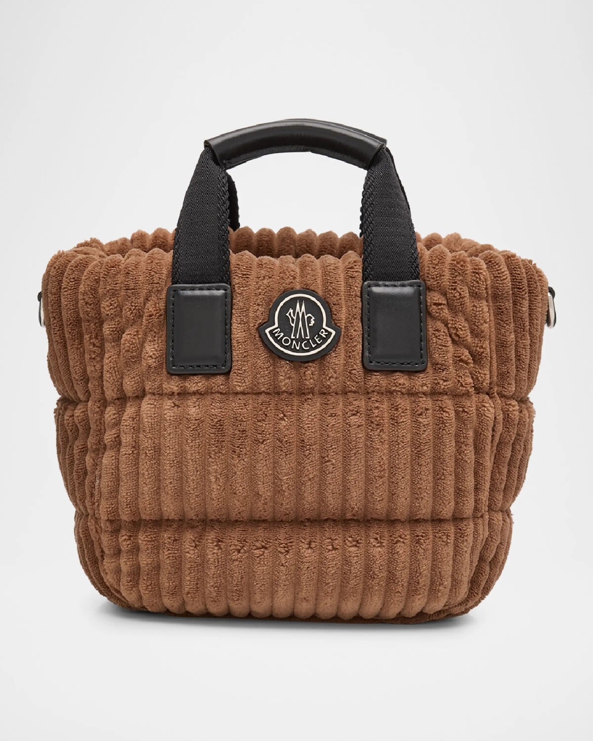

Миниатюрная вельветовая большая сумка Caradoc Moncler, коричневый