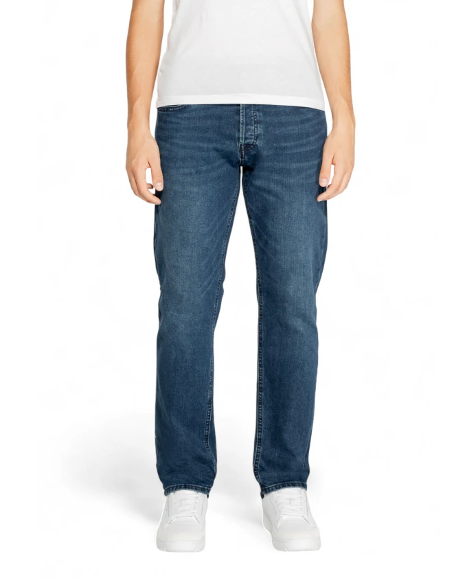 

Простые мужские джинсы на молнии Jack & Jones, синий