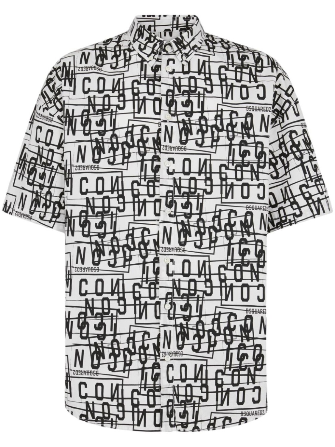 

Dsquared2 рубашка с принтом Icon, черный