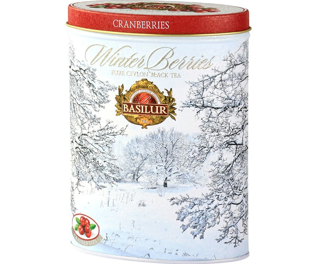

Чай BASILUR Черный цейлонский с клюквой, вереском и ароматом клюквы 100 г