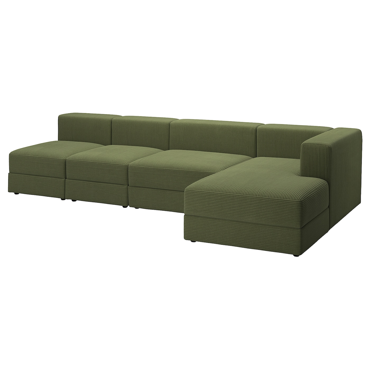 модульный диван ramart design мерсер премиум ultra ivory правый ДЖЭТТЕБО 5-местный диван + диван, правый/Самсала темно-желто-зеленый JÄTTEBO IKEA