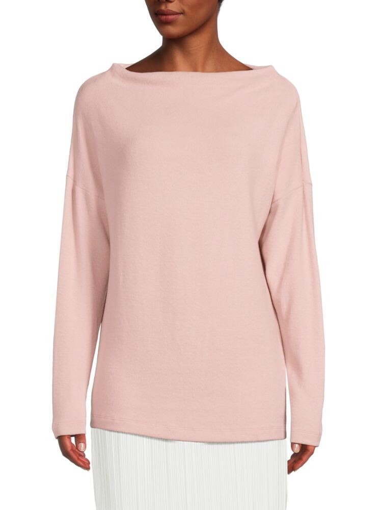 

Трикотажный топ с приспущенными плечами с начесом Renee C., цвет Blush