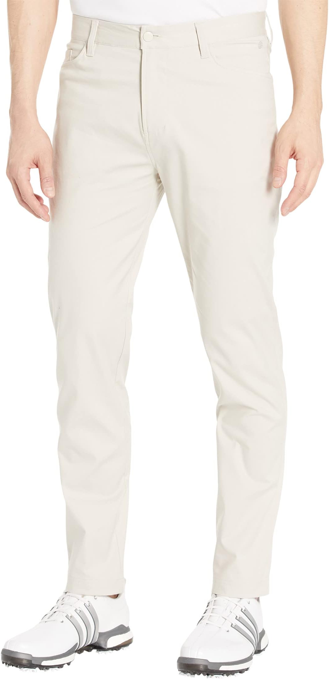 Универсальные зауженные брюки с пятью карманами adidas, цвет Clear Brown