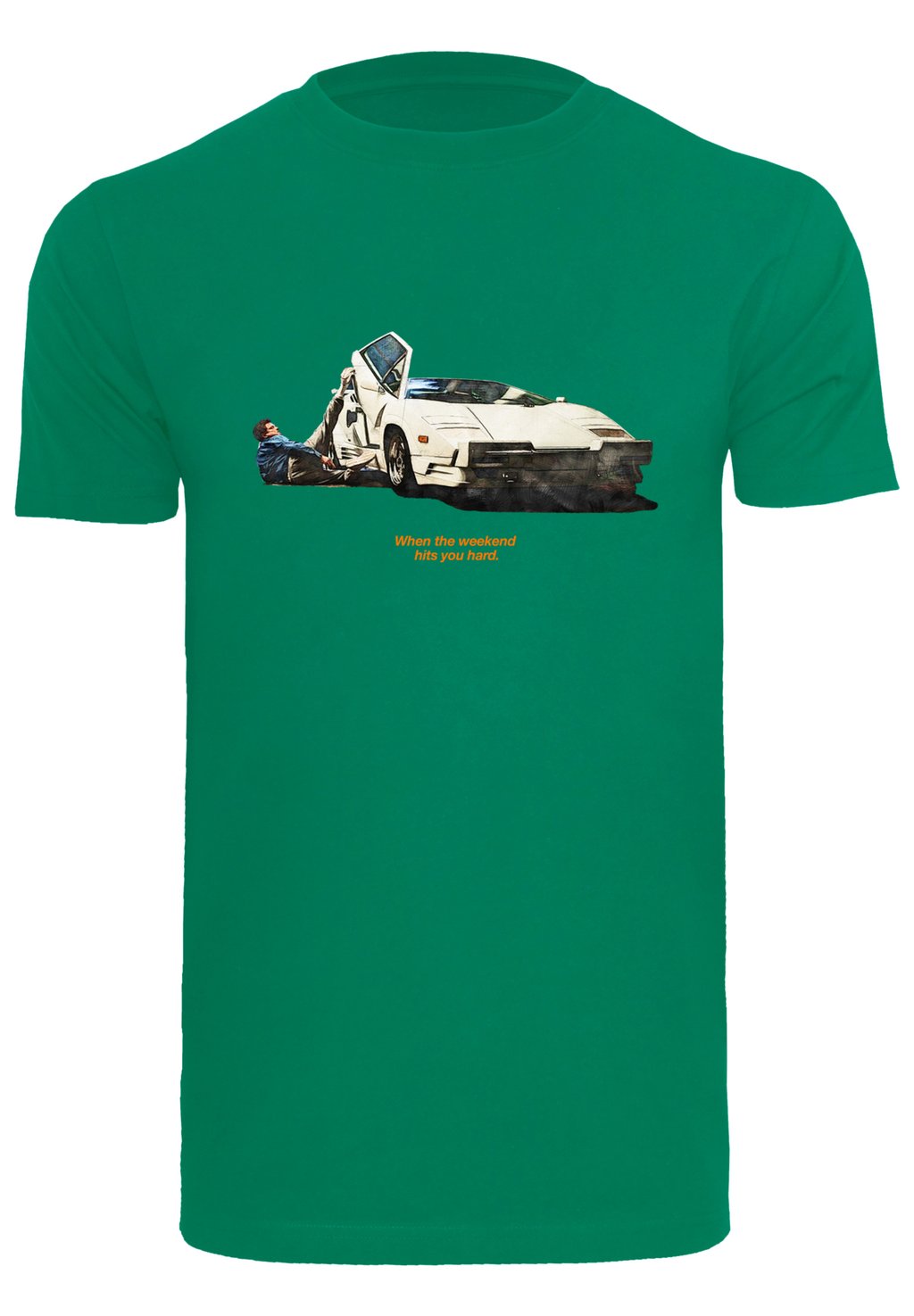 

Футболка с принтом WEEKEND WOLF Mister Tee, цвет forest green