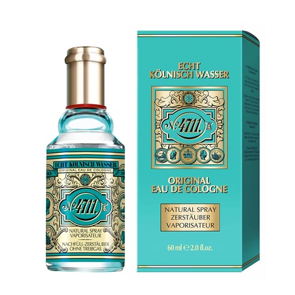 4711 Echt Kolnisch Wasser Eau de Cologne 60ml Classic Fragrance - Refreshing for Body, Mind, and Soul - Unisex - Natural Spray