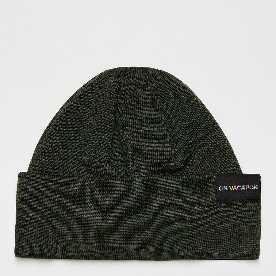 

Шапка Short Merino Beanie Multicolor On Vacation, цвет dark green
