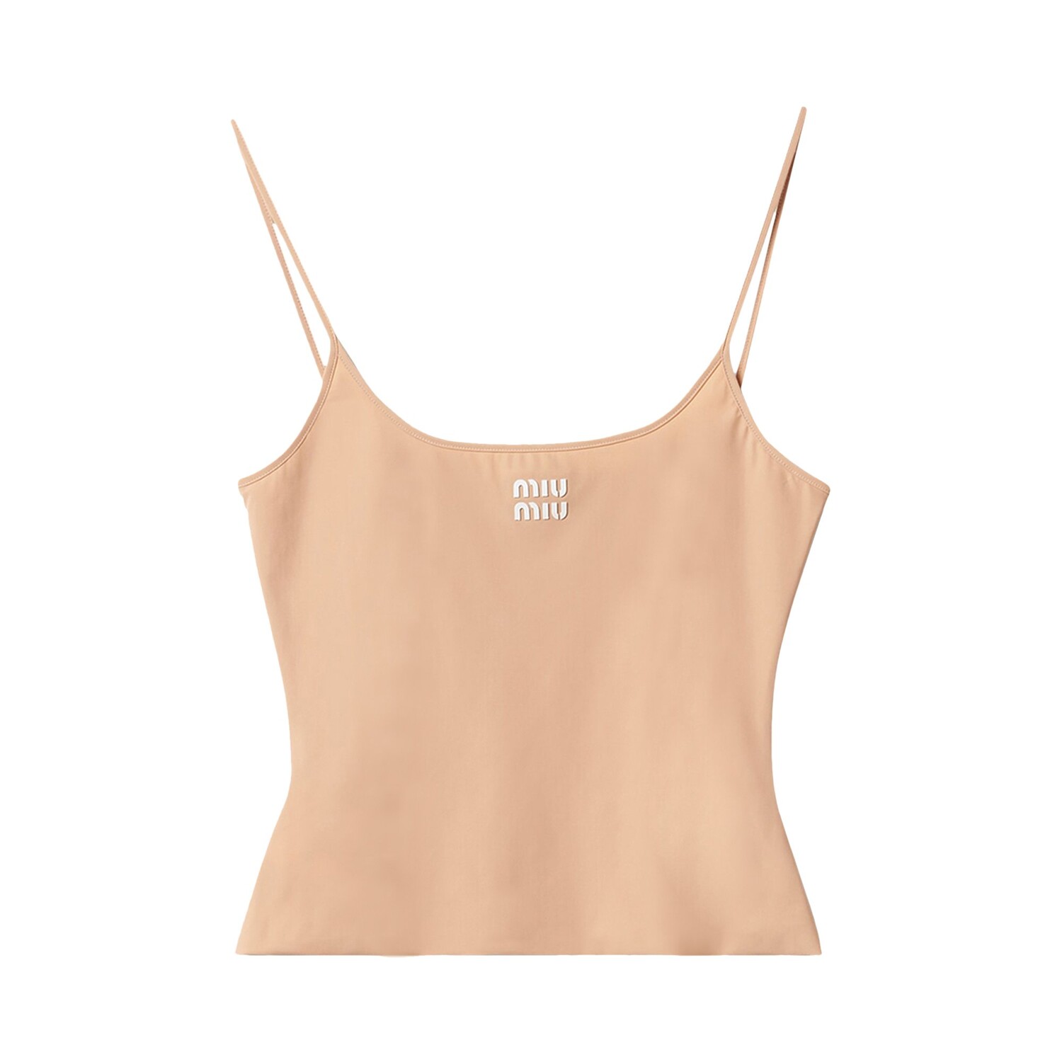 

Топ из эластичного джерси Miu Miu Cammeo
