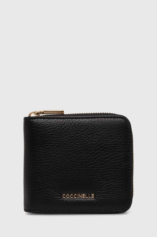 

Кожаный кошелек METALLIC SOFT Coccinelle, черный