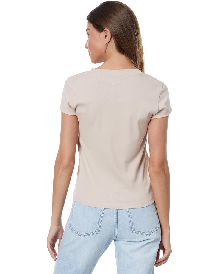 

Футболка Madewell Brightside Rib Tee, цвет Avalon Pink