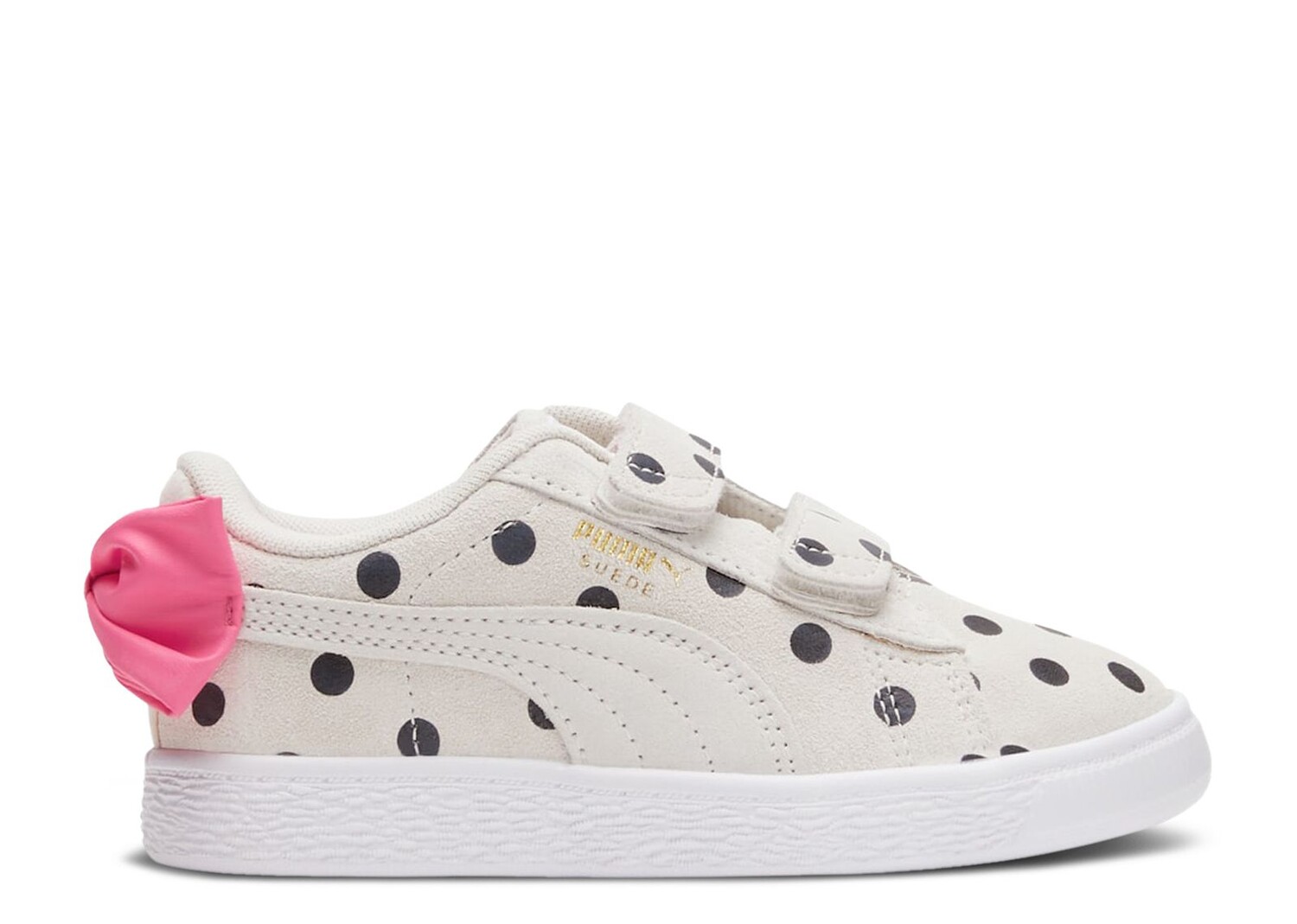 

Кроссовки Puma Suede Light Flex Bow Graphic 5 Little Kid 'Marshmallow Polka Dots', кремовый